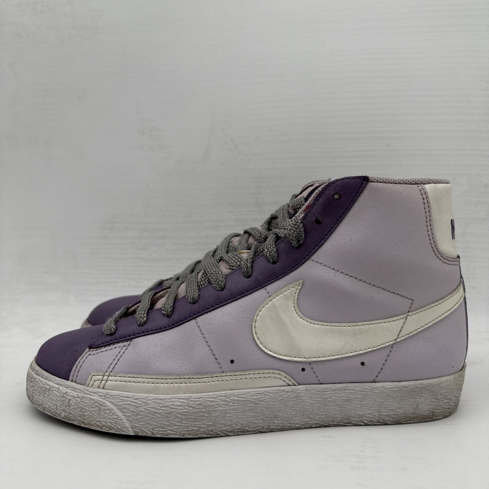Nike Blazer High 317808-511 Women Purple/White Athletic Sneaker 2009 Size US 9 - Picture 1 of 16